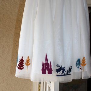 Hannah Andersson Frozen Embroidered Skirt 14/16